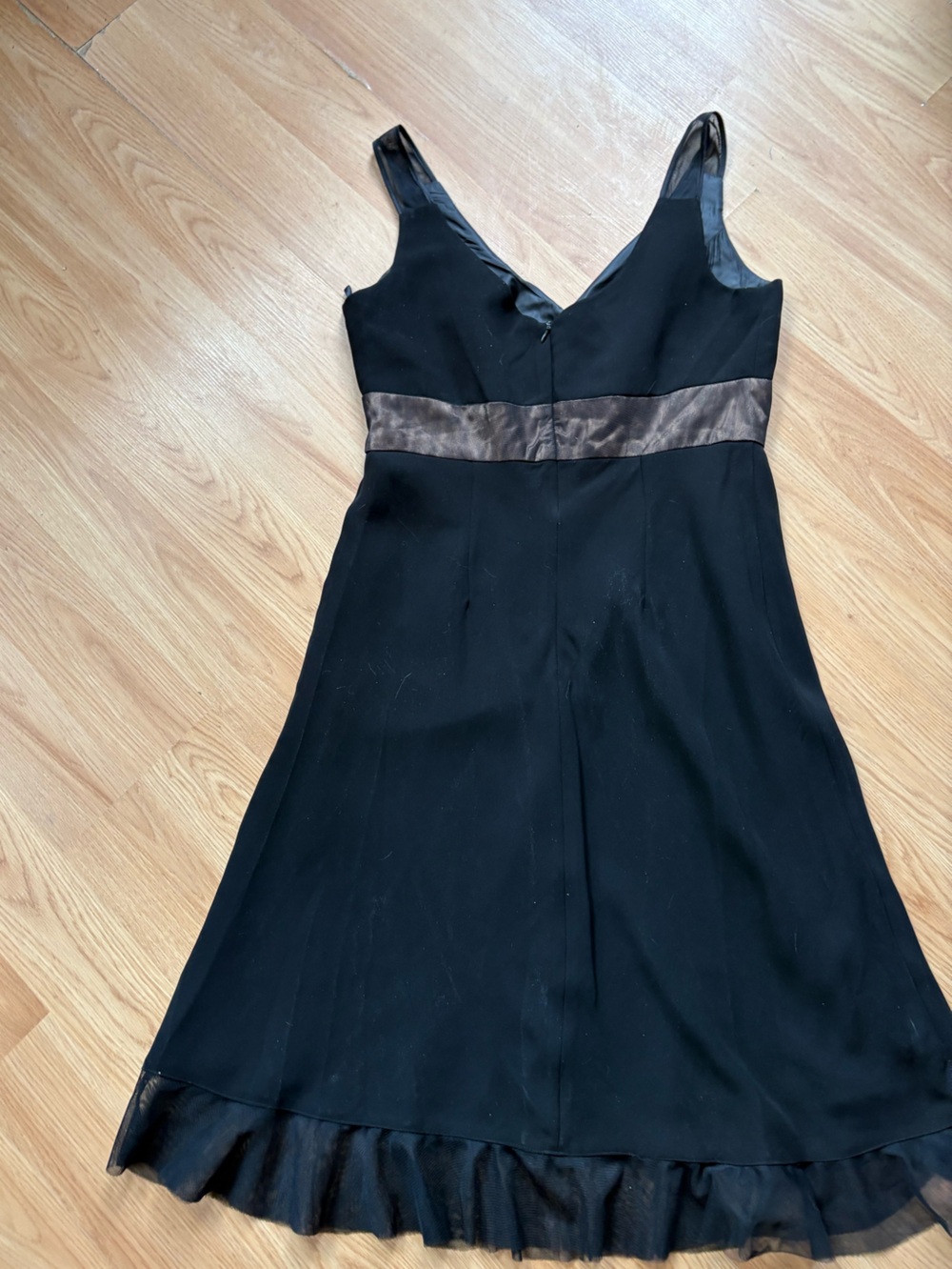 Tradition Black dress Embellished lace waist beaded sz12 - Picture 2 of 8